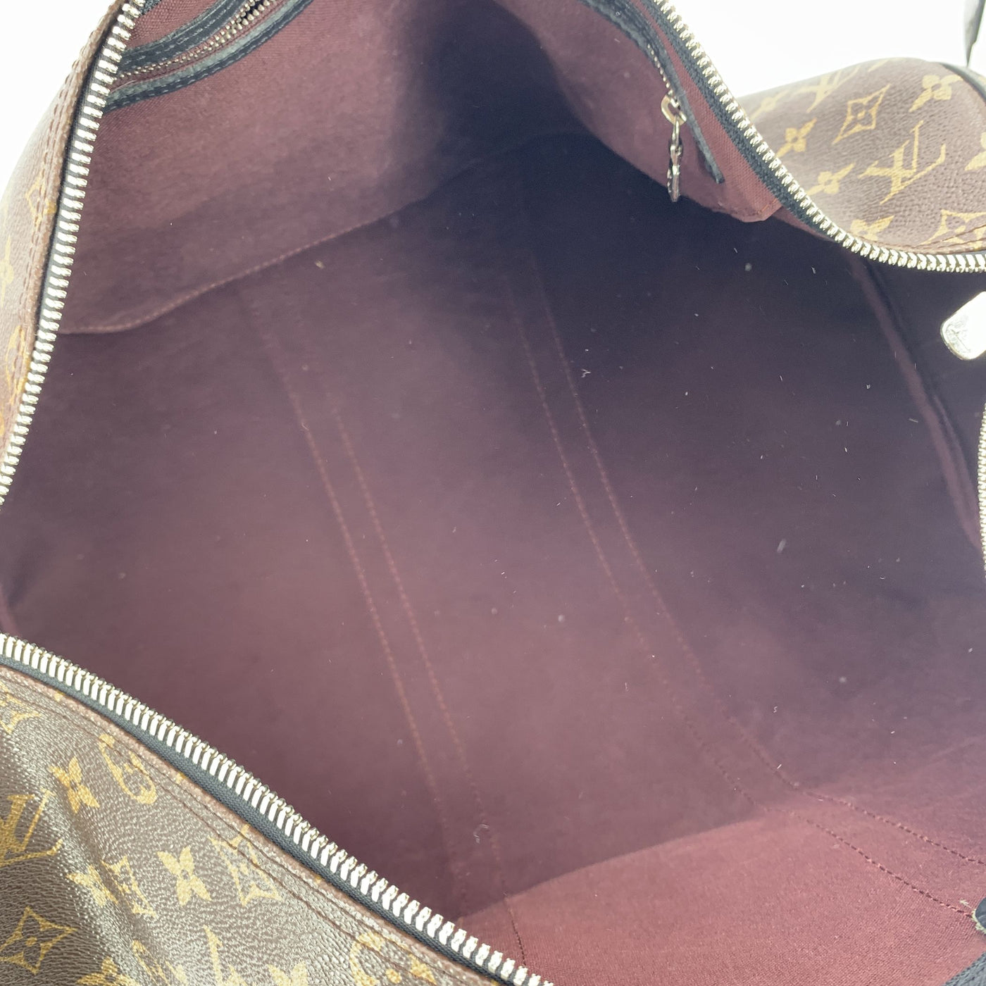 Louis Vuitton Monogram Macassar Keepall Bandouliere 45 Travel Bag