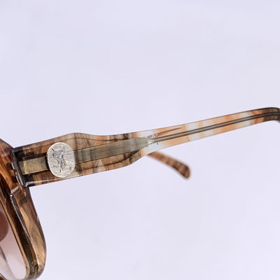 Yves Saint Laurent Vintage Brown Square Sunglasses ARMANDIA 50/18