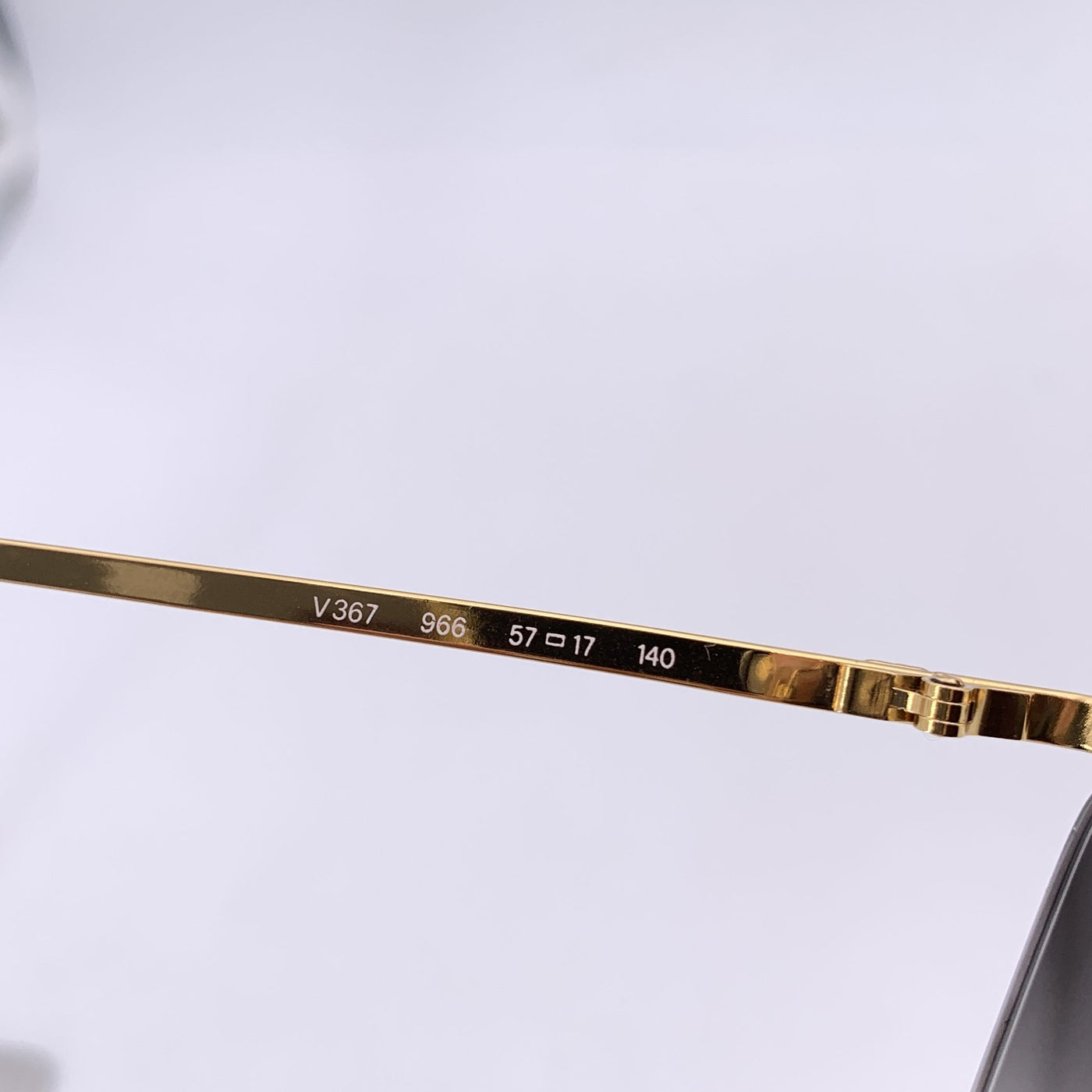 Valentino Vintage Half Rim Rectangle Sunglasses Mod. V367 57/17 135mm
