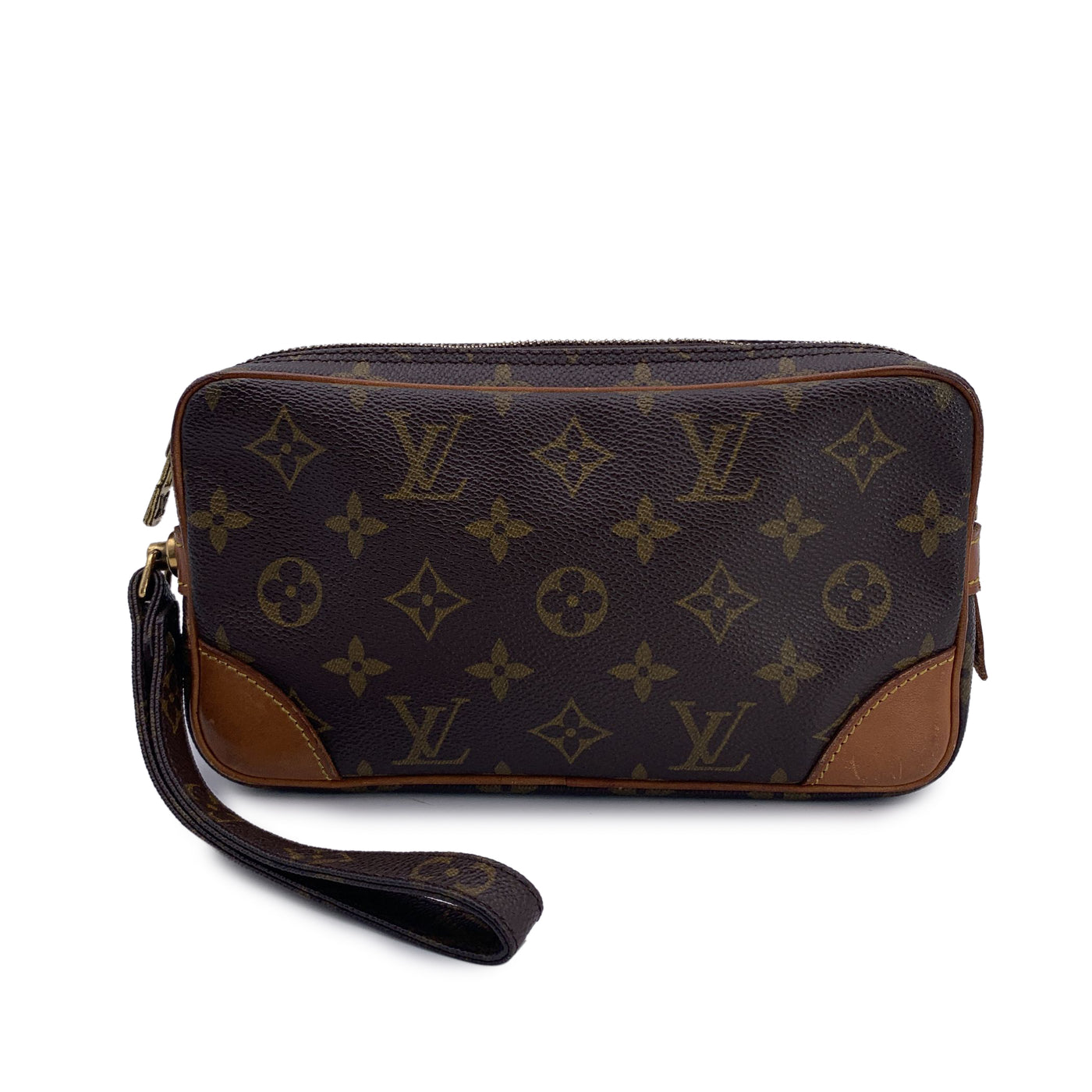 Louis Vuitton Vintage Monogram Marly Dragonne PM Wristlet Bag