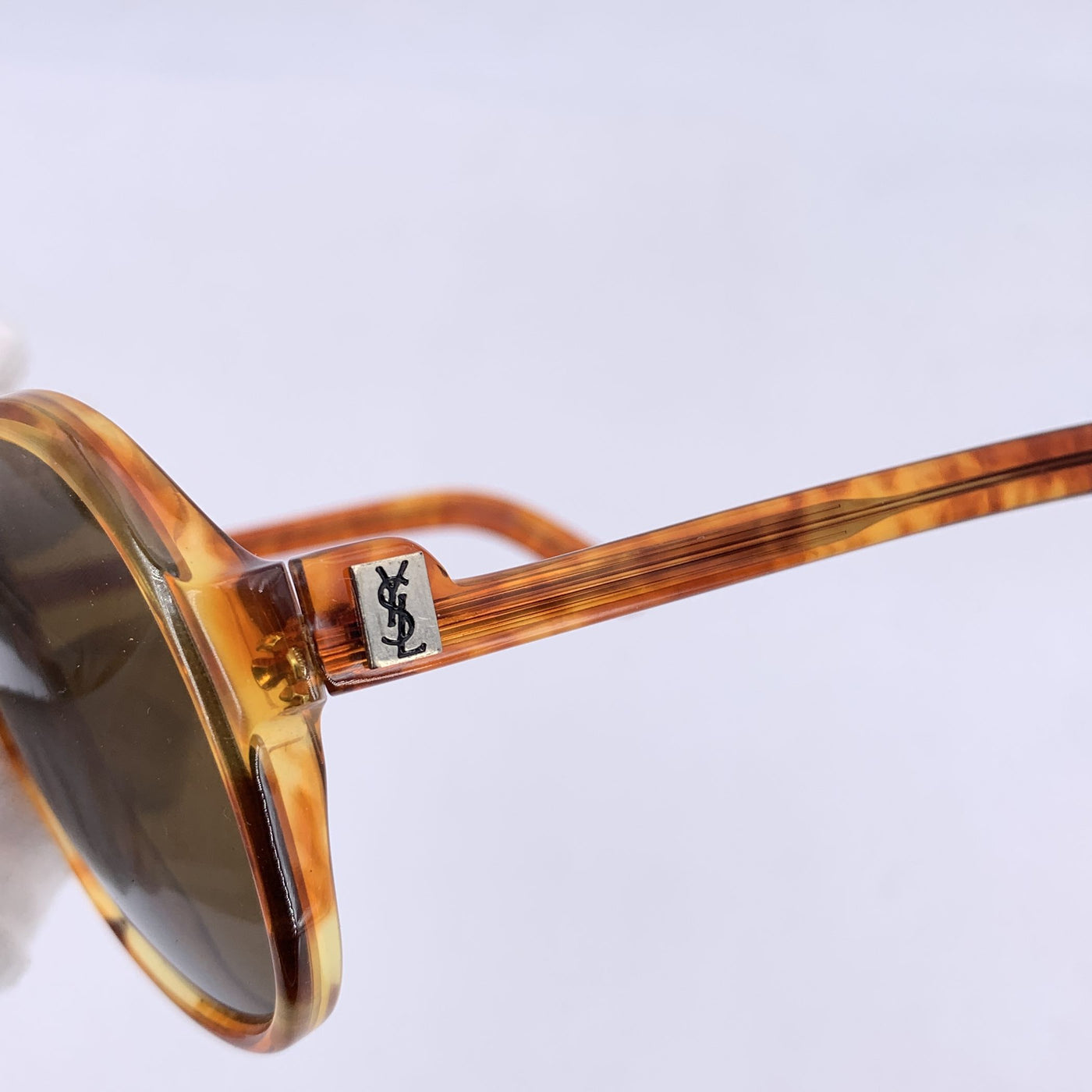 Yves Saint Laurent Vintage Brown Gaude Sunglasses 58/17 140mm