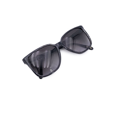 Gianni Versace Vintage Black Acetate Sunglasses 466 57/15 140mm