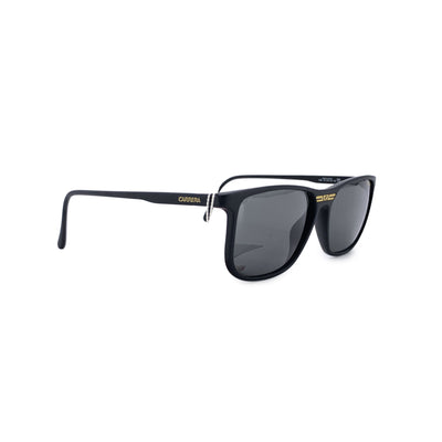 Carrera Vintage Matt Black Lcm Square 5465 Sunglasses Polarized Lenses
