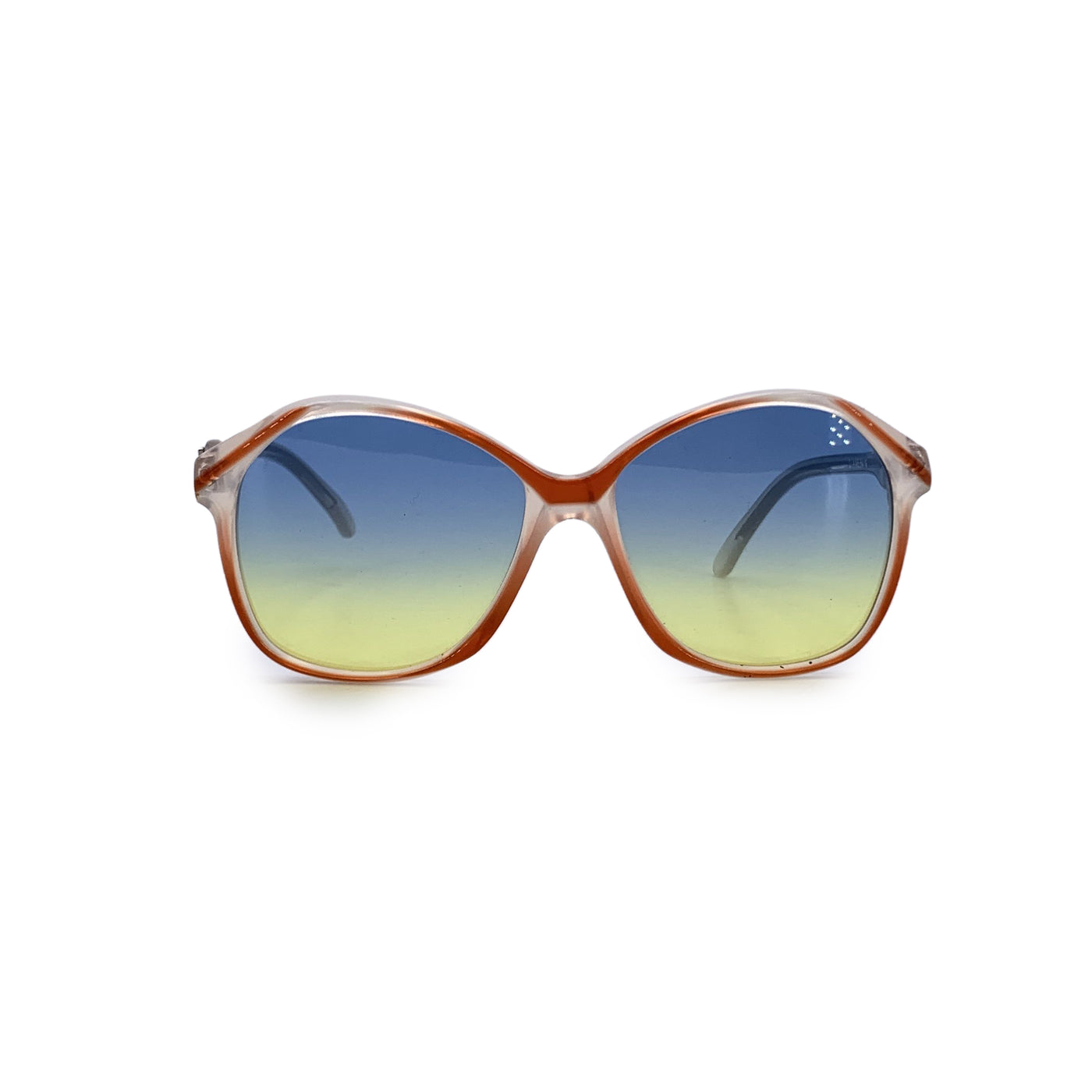 Yves Saint Laurent Vintage White Red Diane Sunglasses 54/16 140mm
