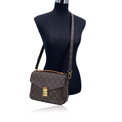 Louis Vuitton Monogram Canvas Pochette Metis Handbag Shoulder Bag