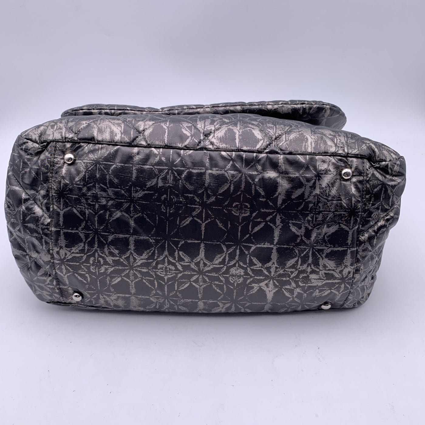 Chanel Rock in Moscow Abstract Print Nylon Accordion Flap Bag