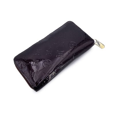 Louis Vuitton Amarante Monogram Vernis Zippy Long Wallet