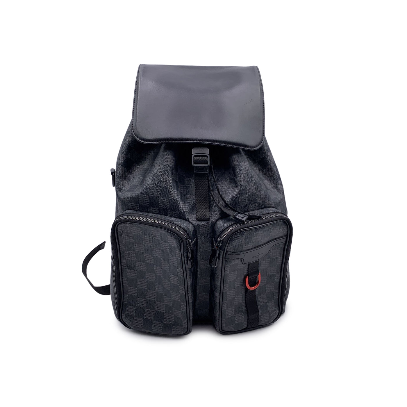 Louis Vuitton Damier Graphite Canvas Utility Backpack Shoulder Bag