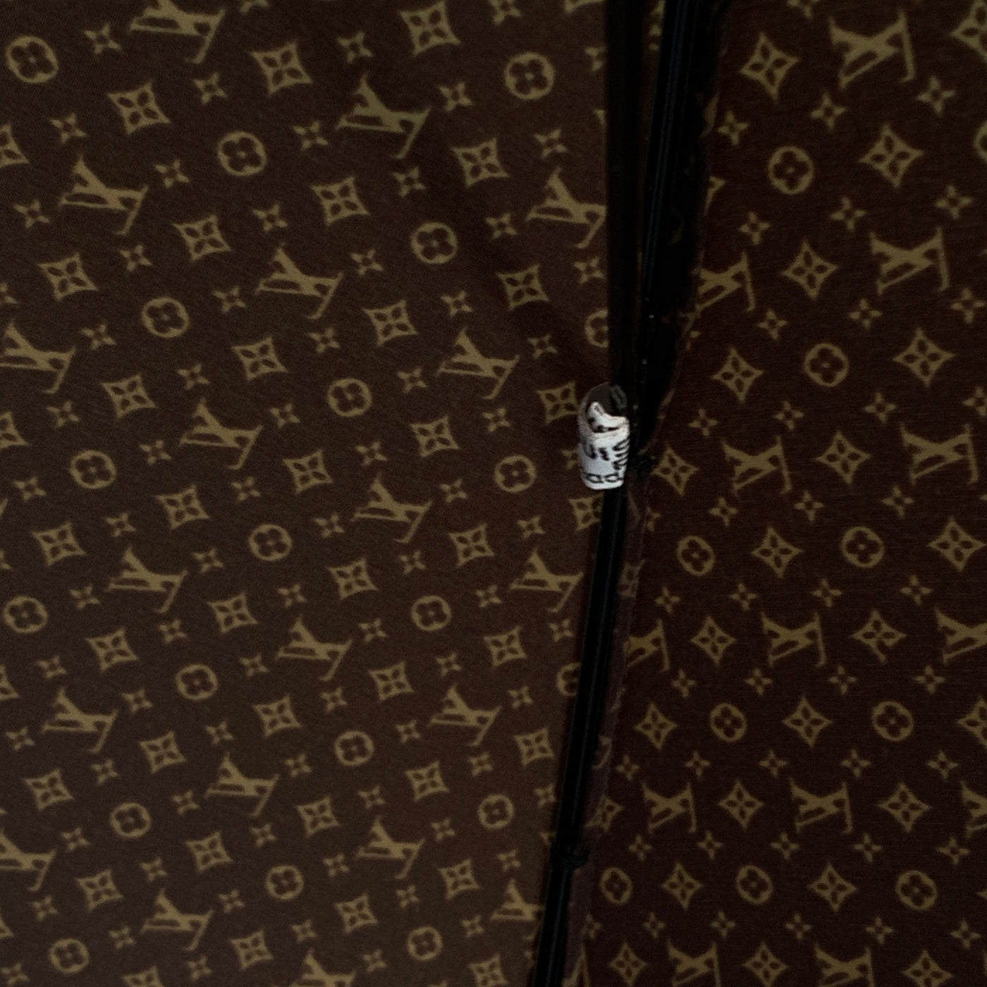 Louis Vuitton Monogram Logo LV Parasol Cane Umbrella Wood Handle