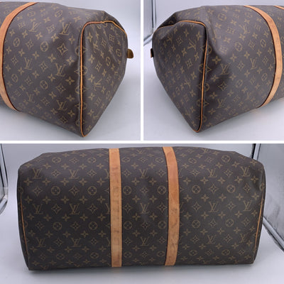 Louis Vuitton Monogram Canvas Keepall 55 Travel Duffle Bag