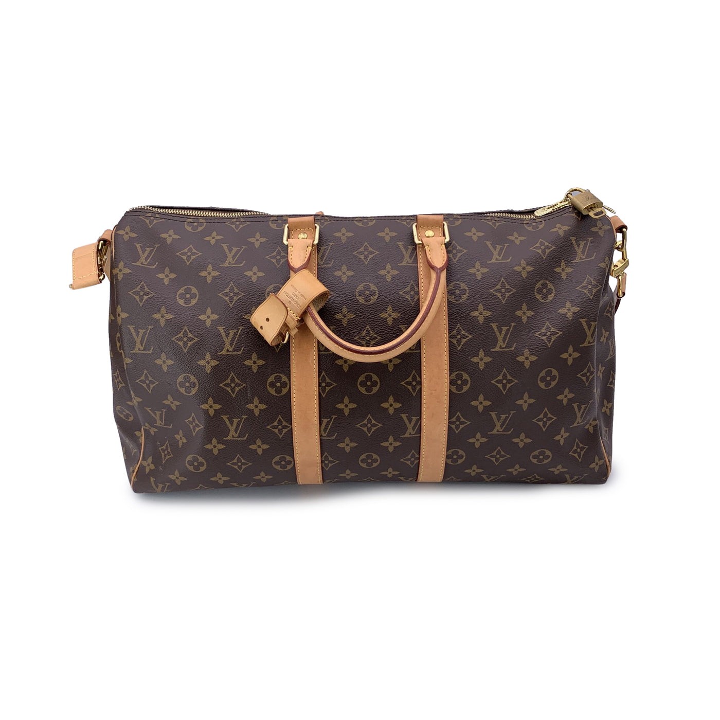 Louis Vuitton Monogram Canvas Keepall 45 Bandouliere Travel Duffel Bag