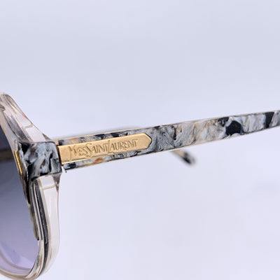 Yves Saint Laurent Vintage Grey Sunglasses SALAMINE 56/15 130mm