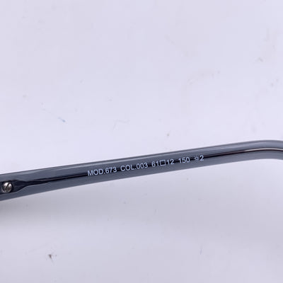 Cazal Vintage Grey Shield Sunglasses Mod. 673 003 61/12 150 mm