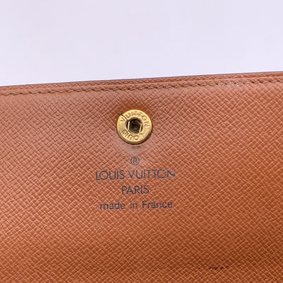 Louis Vuitton Monogram Canvas Wallet Porte Tresor Etui M61202