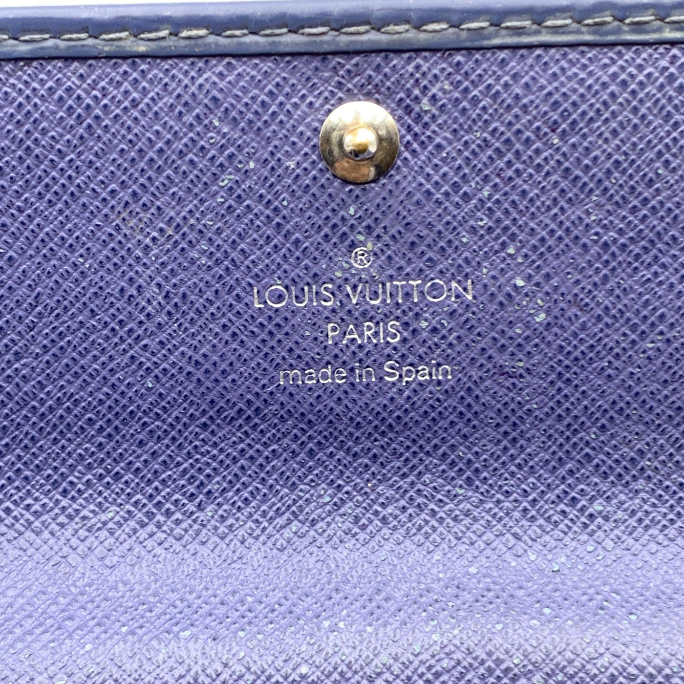 Louis Vuitton Blue Epi Leather Sarah Continental Long Wallet