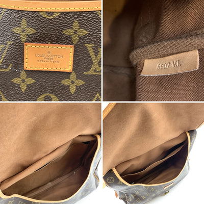 Louis Vuitton Vintage Monogram Canvas Saumur 35 Crossbody Bag