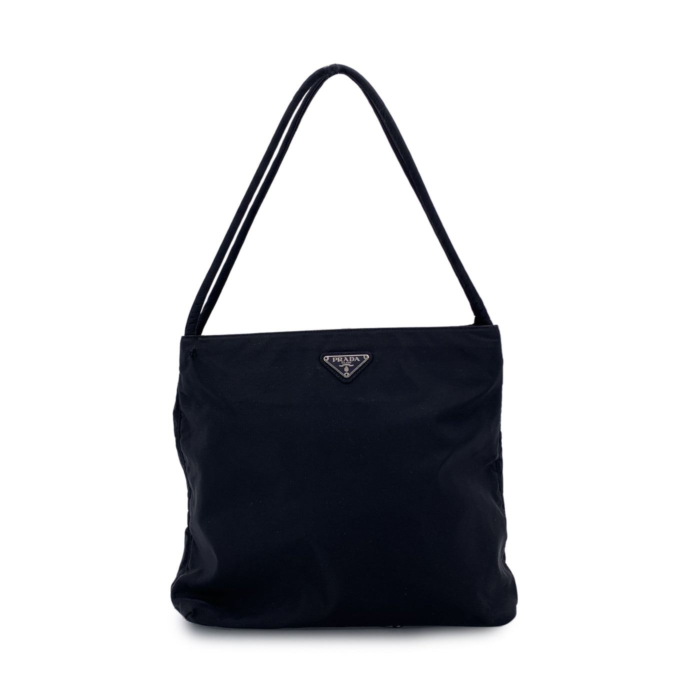 Prada Vintage BlackTessuto Nylon City Tote Handbag