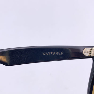 Ray-Ban B&L Vintage Black White Acetate Wayfarer RB 5022 Sunglasses