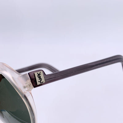 Yves Saint Laurent Vintage Grey Butterfly Sunglasses Mod. ALOES 57/18