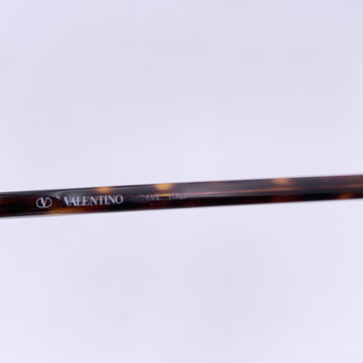 Valentino Vintage Gold Metal Oval Sunglasses Mod. V433 55/16 135mm