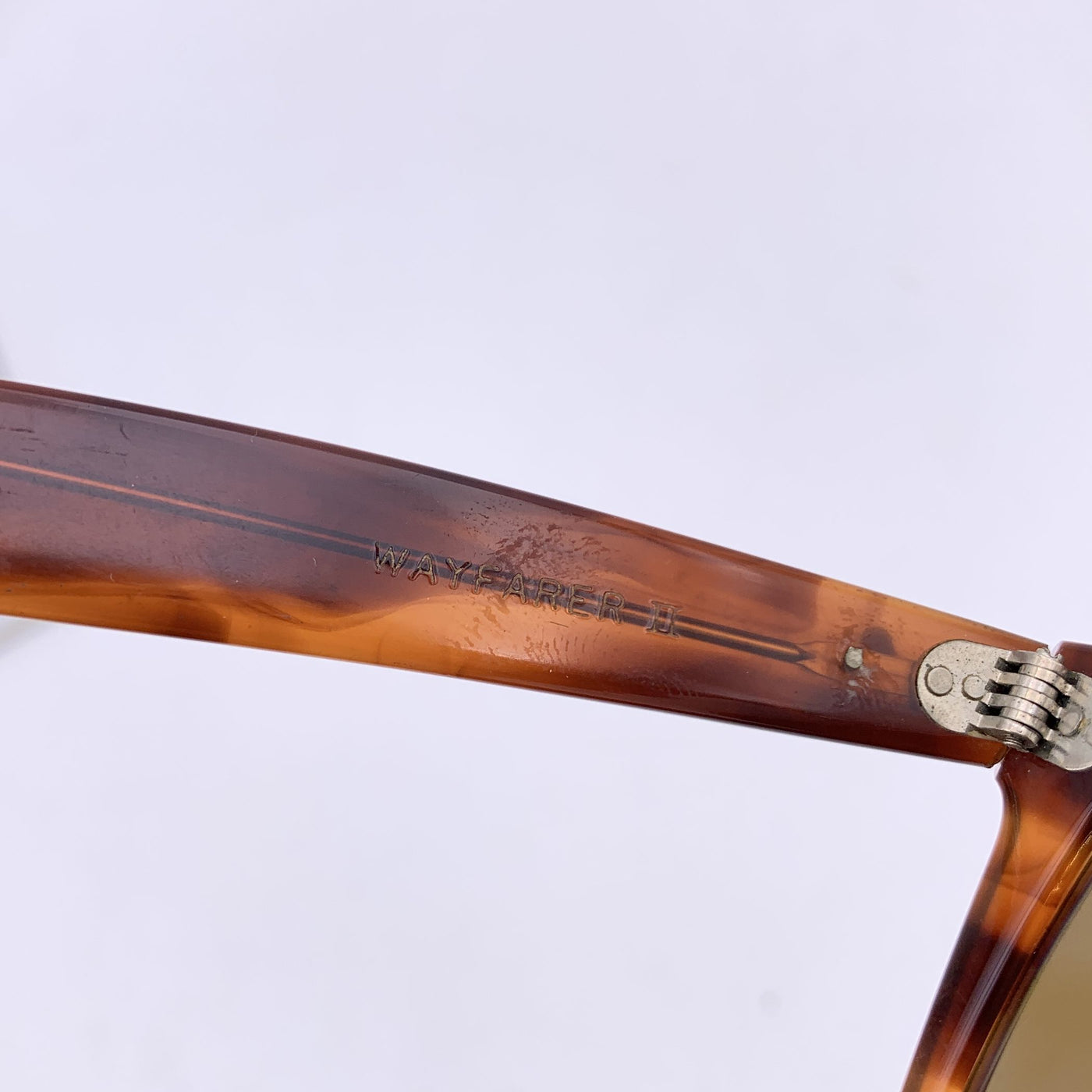 Ray-Ban B&L Brown Acetate Wayfarer II Sunglasses 53/14 140 mm