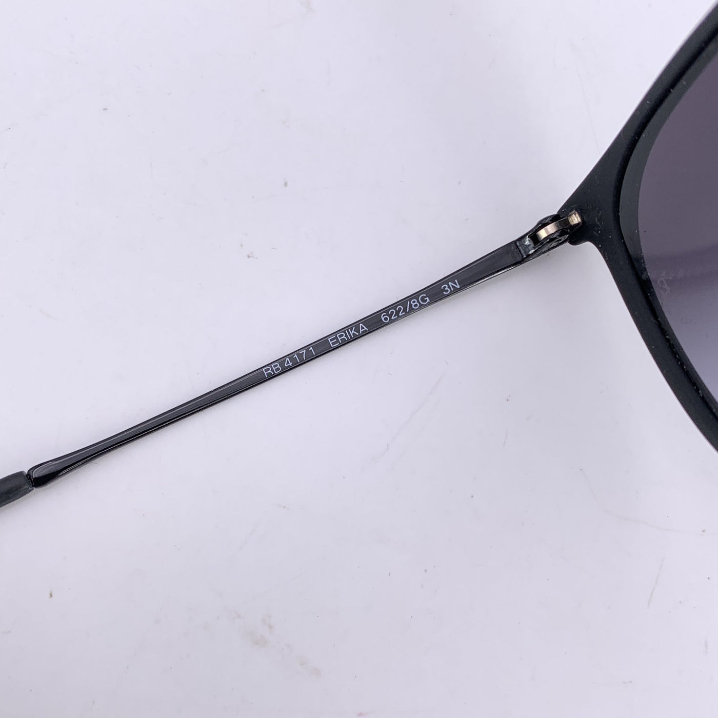 Ray-Ban Black Matte Rubber Unisex Sunglasses RB4171 Erika