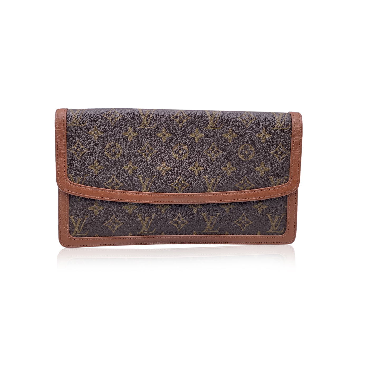 Louis Vuitton Vintage Monogram Canvas Pochette Dame Clutch Bag