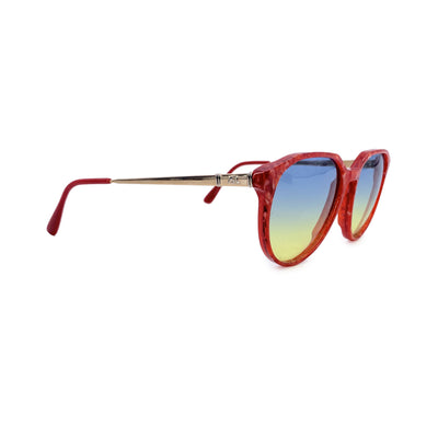 Yves Saint Laurent Vintage Red Sunglasses PERSEPHONE 56/17 130mm