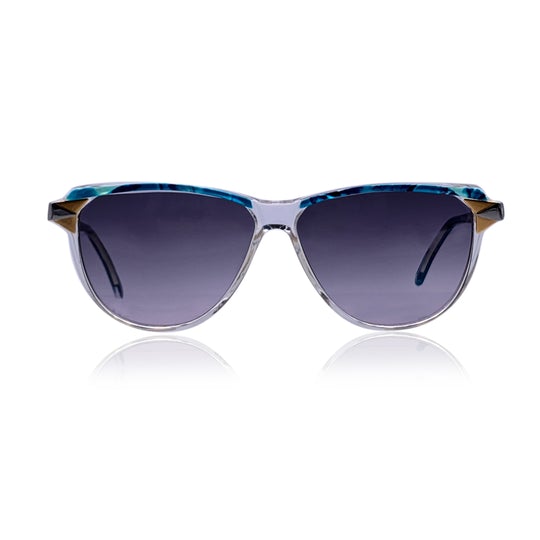 Fendi by Lozza Vintage Blue Clear Sunglasses Mod. FV 87 56/11 135mm