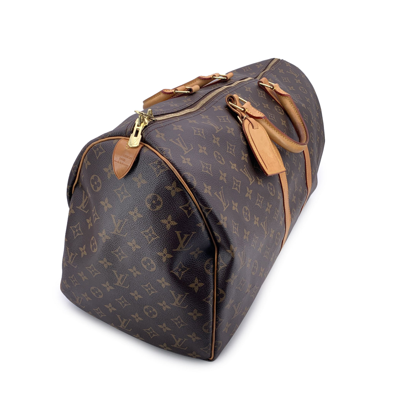 Louis Vuitton Monogram Canvas Keepall 55 Travel Duffle Bag