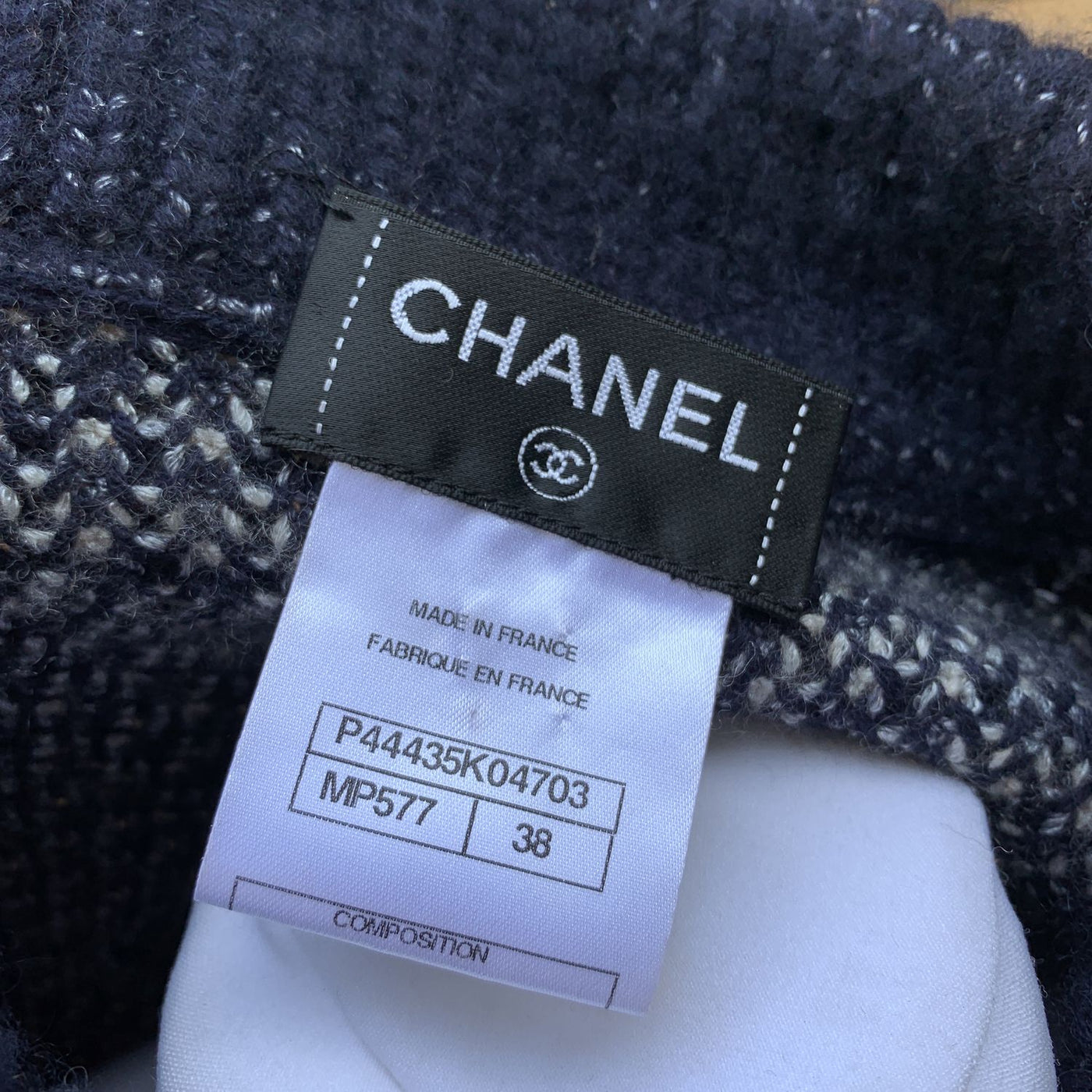 Chanel Blue Knit Cashmere Silk Long Cardigan Size 38 FR