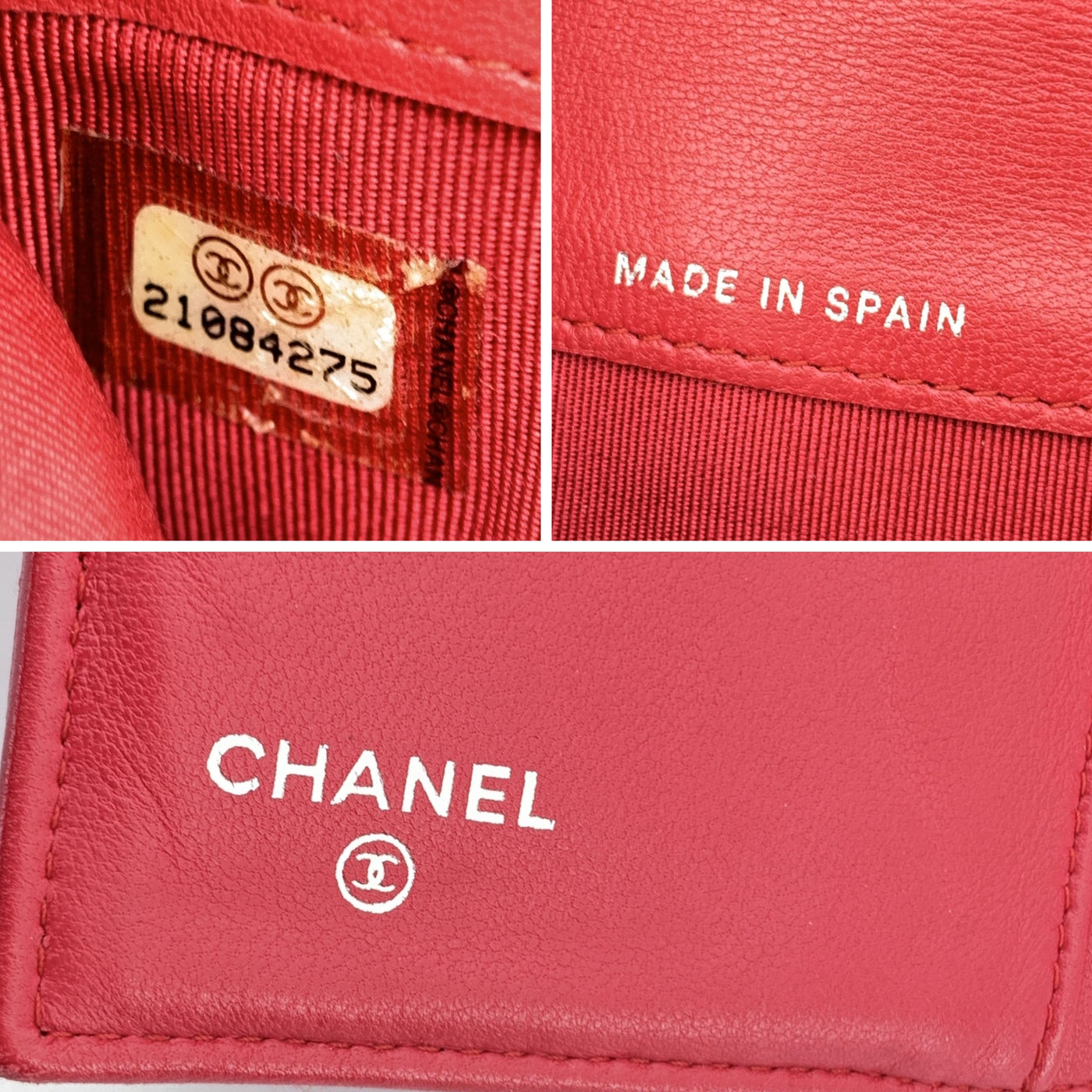 Chanel Red Quilted Leather Classic Timeless Continental Flap Wallet