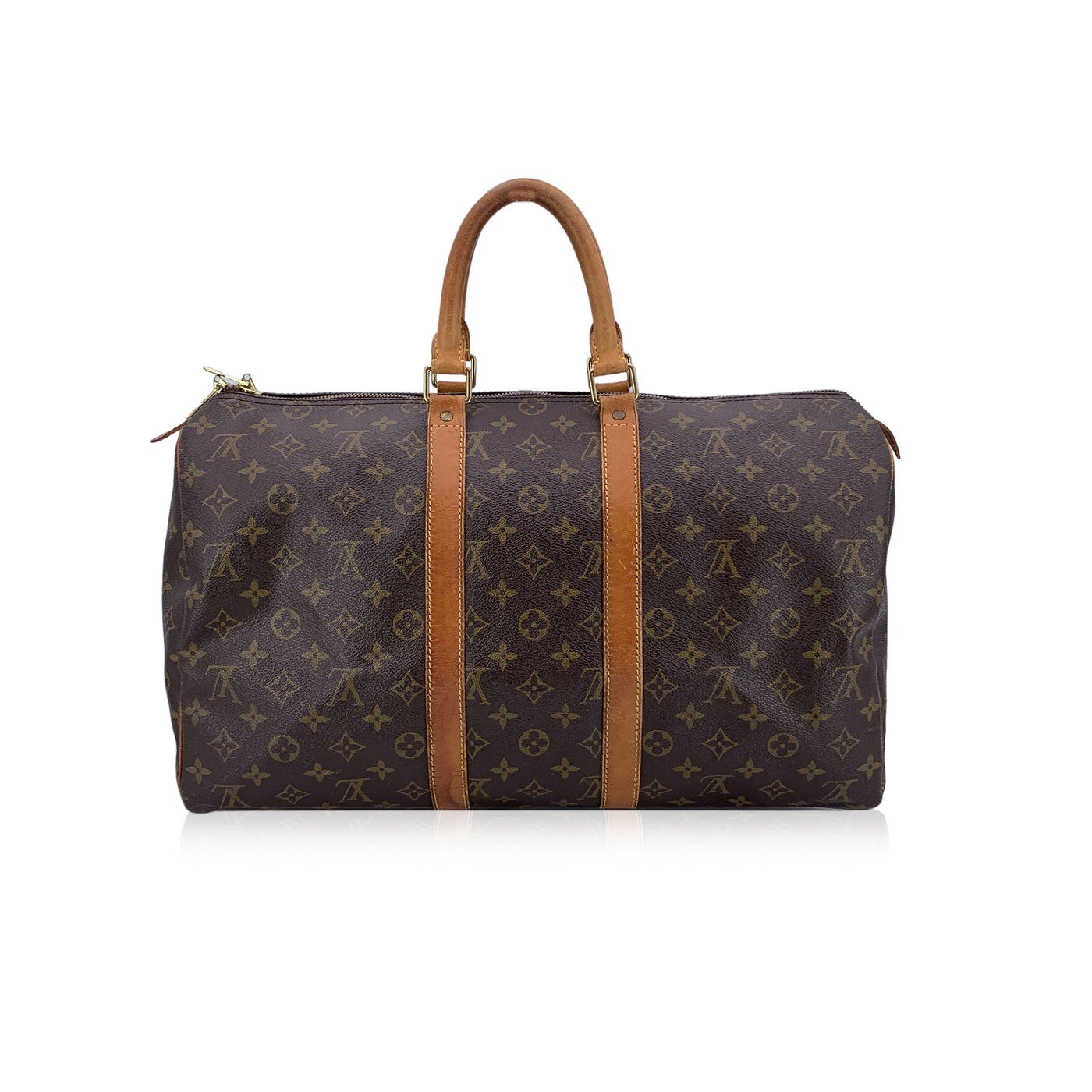 Louis Vuitton Vintage Monogram Canvas Keepall 45 Travel Duffel Bag