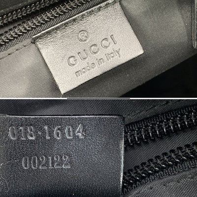 Gucci Black Nylon Canvas Unisex Crossbody Messenger Bag