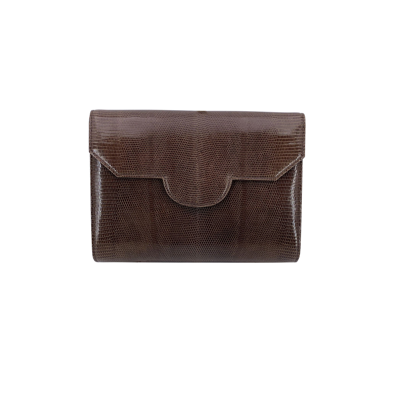 Yves Saint Laurent Vintage Brown Leather Convertible Shoulder Bag