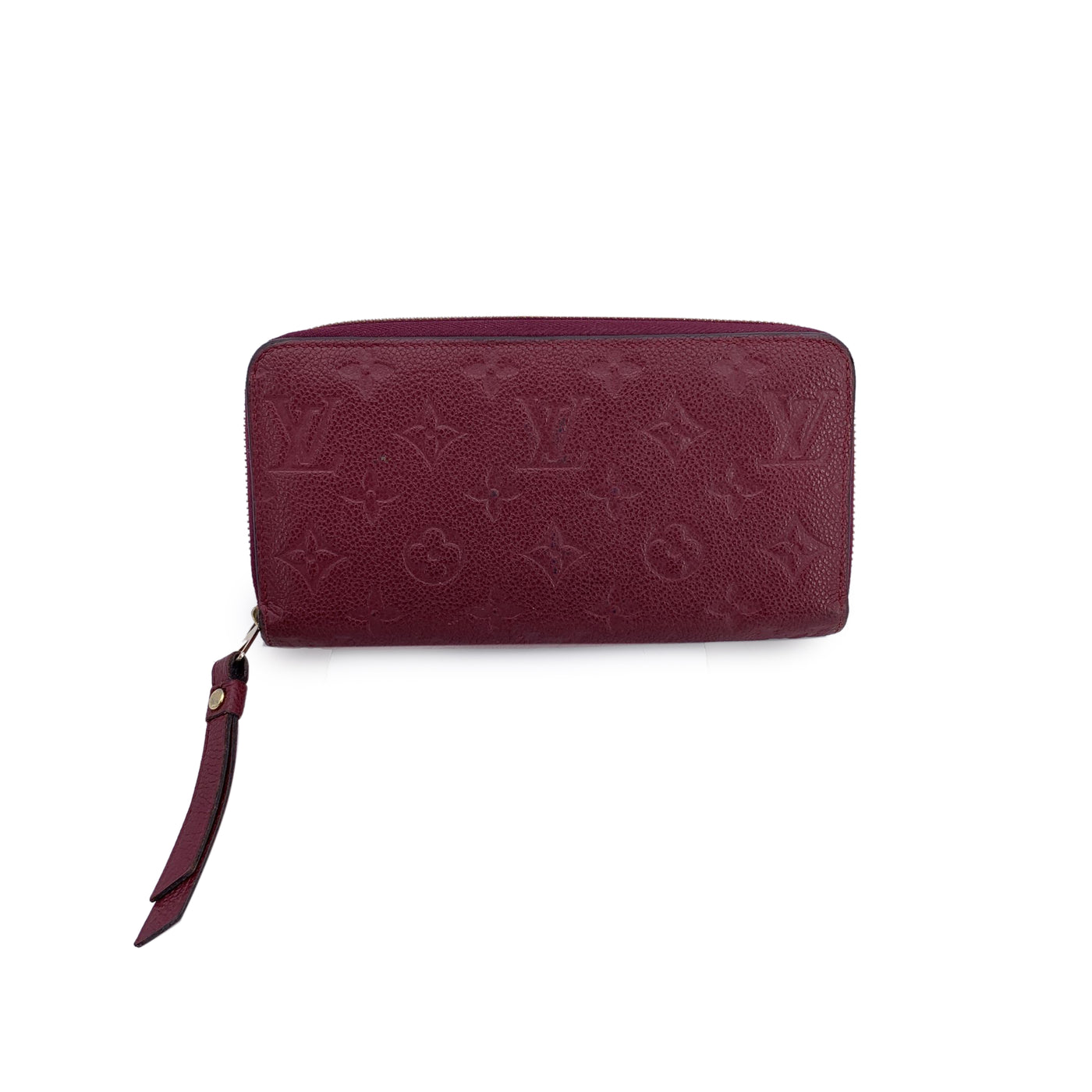 Louis Vuitton Purple Monogram Empreinte Leather Long Zippy Wallet