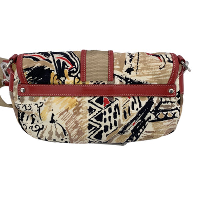 Prada Multicolored Tessuto Venice Buckle Shoulder Bag BR2604