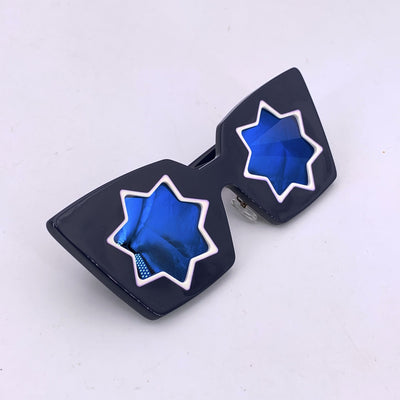 Markus Lupfer by Linda Farrow Blue Star Mirrored ML/10/4 Sunglasses
