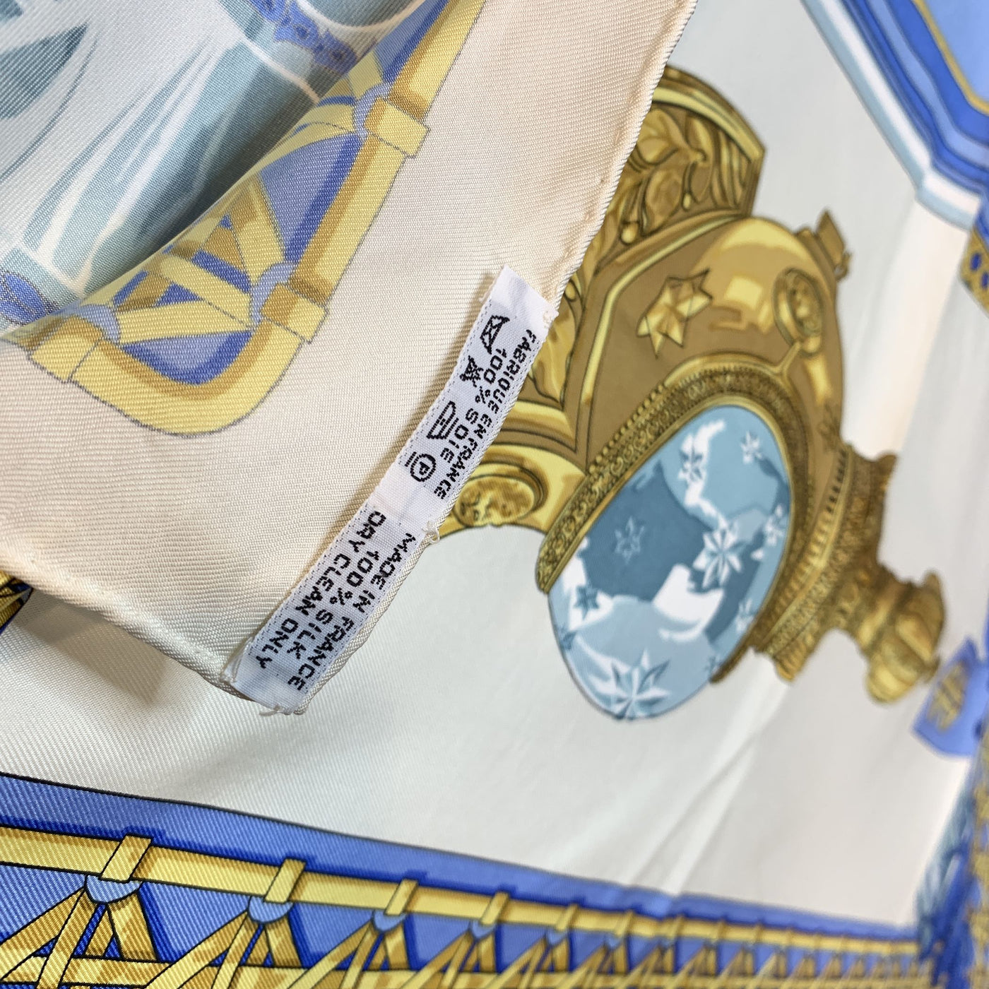 Hermes Paris Vintage Silk Scarf 1971 Feux de Route Caty Latham