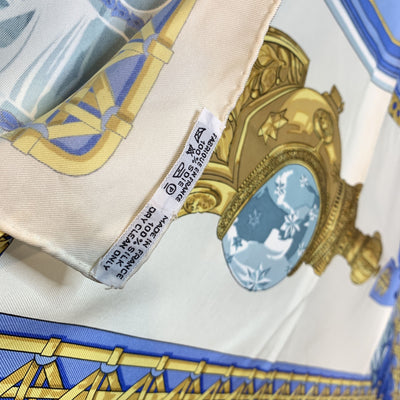Hermes Paris Vintage Silk Scarf 1971 Feux de Route Caty Latham