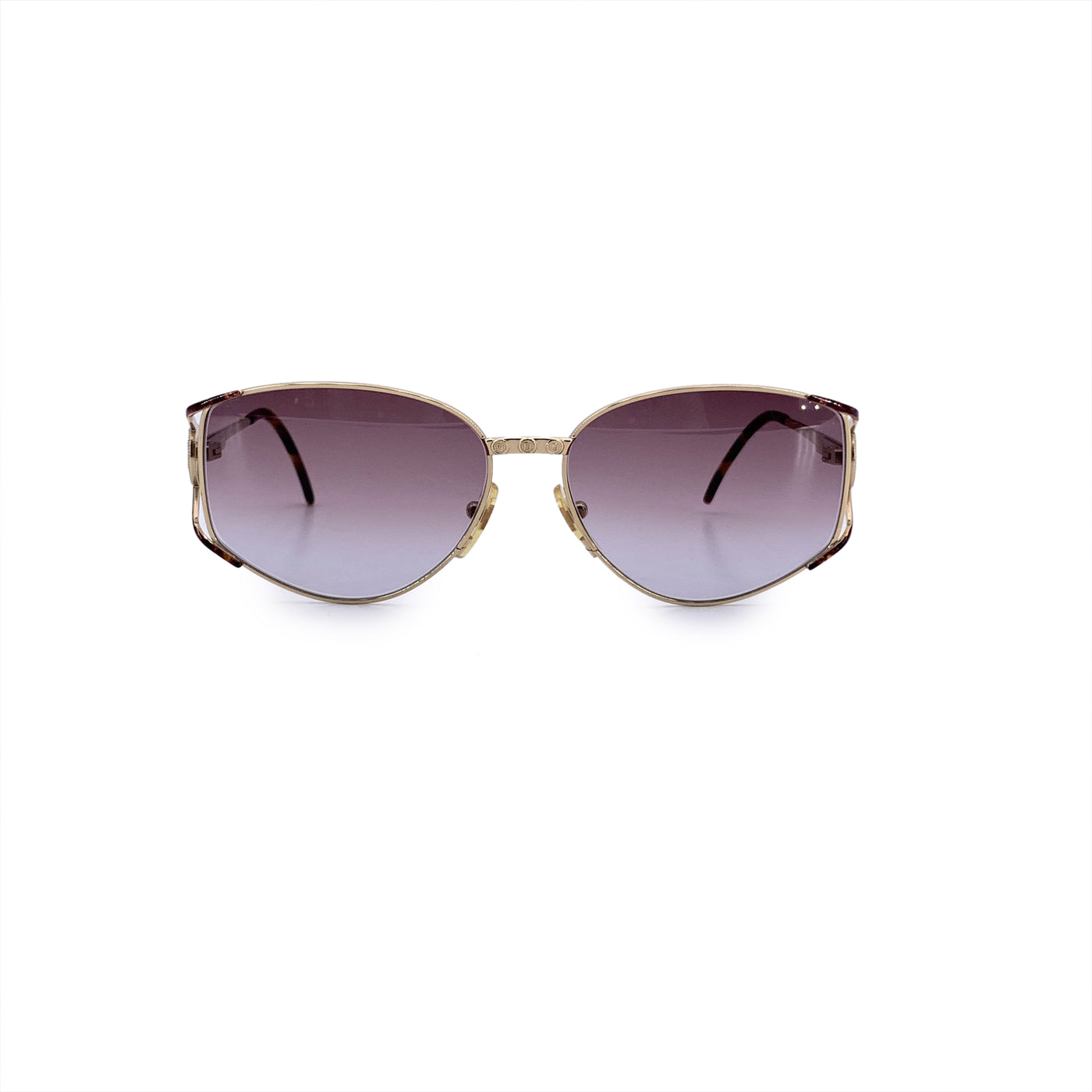 Fendi Vintage Gold Metal Sunglasses FV 239 col. 521 58/15 135mm