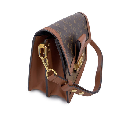 Louis Vuitton Monogram Reverse Dauphine MM Shoulder Bag M45958