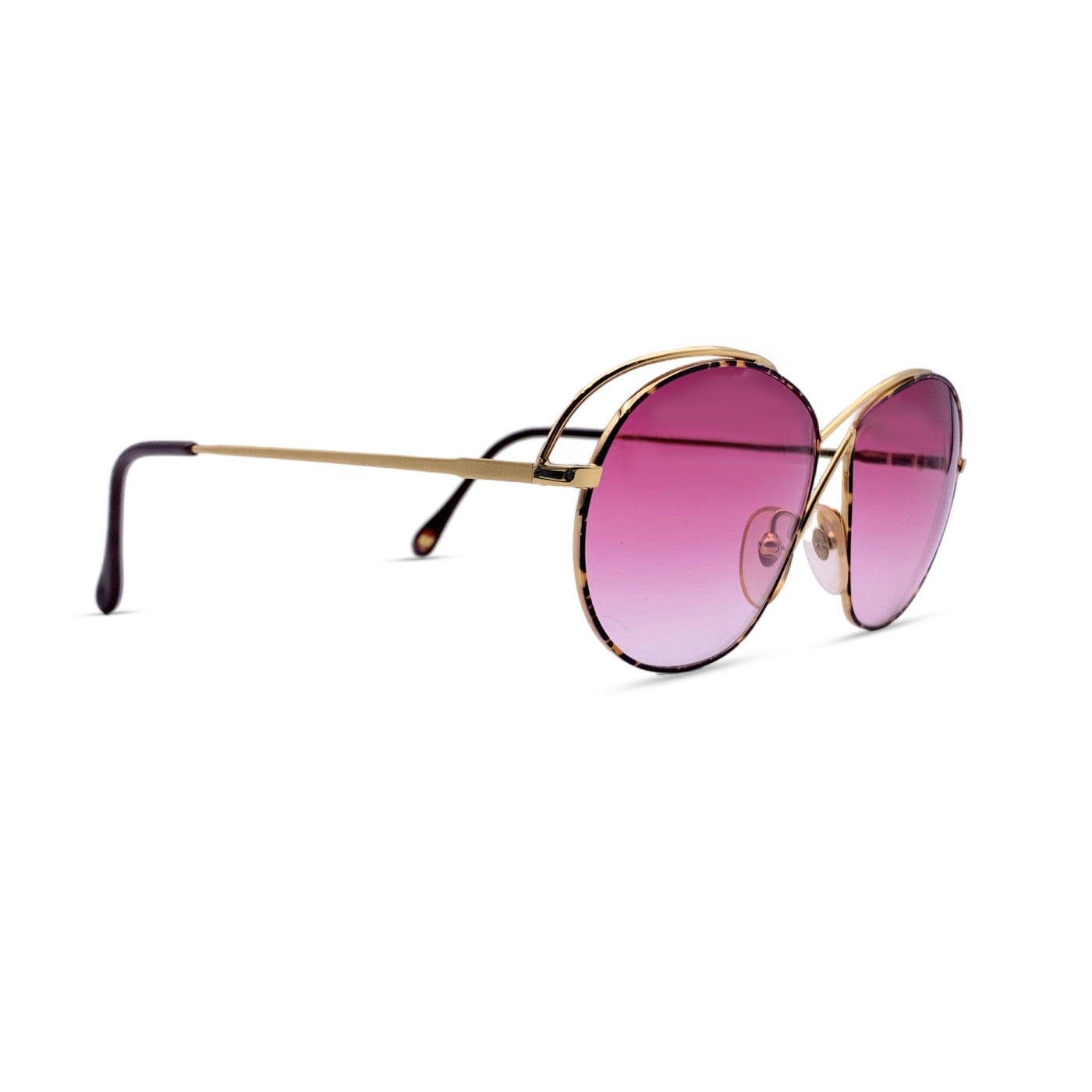 Casanova Vintage Pink Gold Plated Sunglasses C 02 56/20 130mm