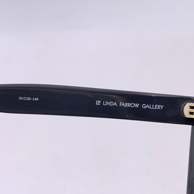 Markus Lupfer by Linda Farrow Black Star Mirrored ML/10/5 Sunglasses