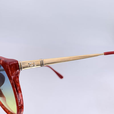 Yves Saint Laurent Vintage Red Sunglasses PERSEPHONE 56/17 130mm