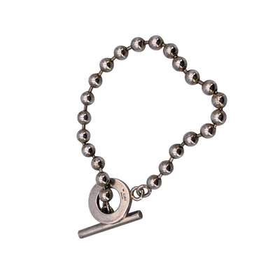 Gucci Sterling Silver 925 Unisex Boule Chain Toggle Bracelet