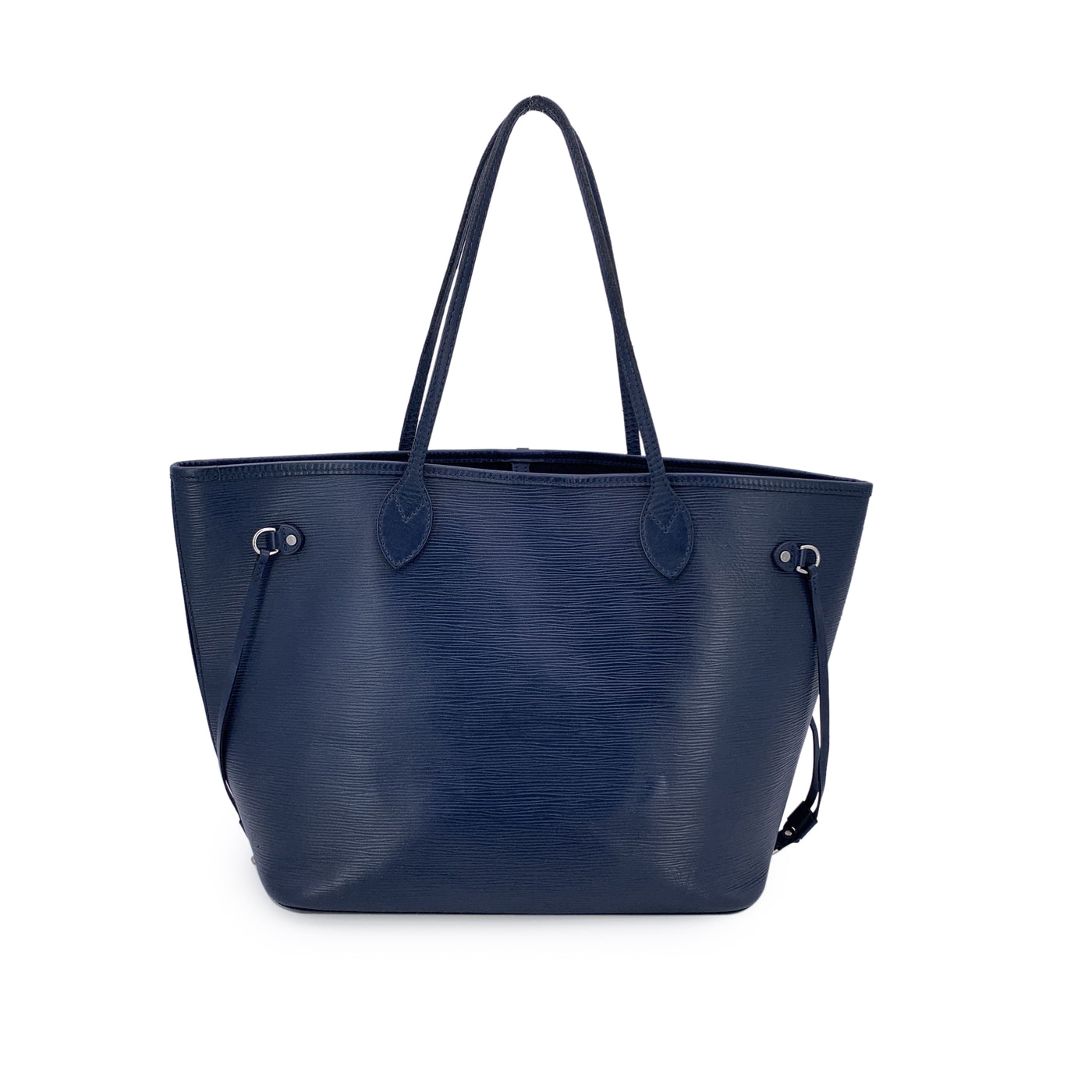 Louis Vuitton Blue Epi Leather Neverfull MM Tote Bag