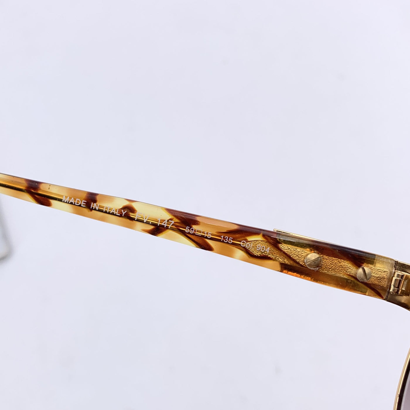 Fendi Vintage Caramel Sunglasses FV 147 59/15 135mm