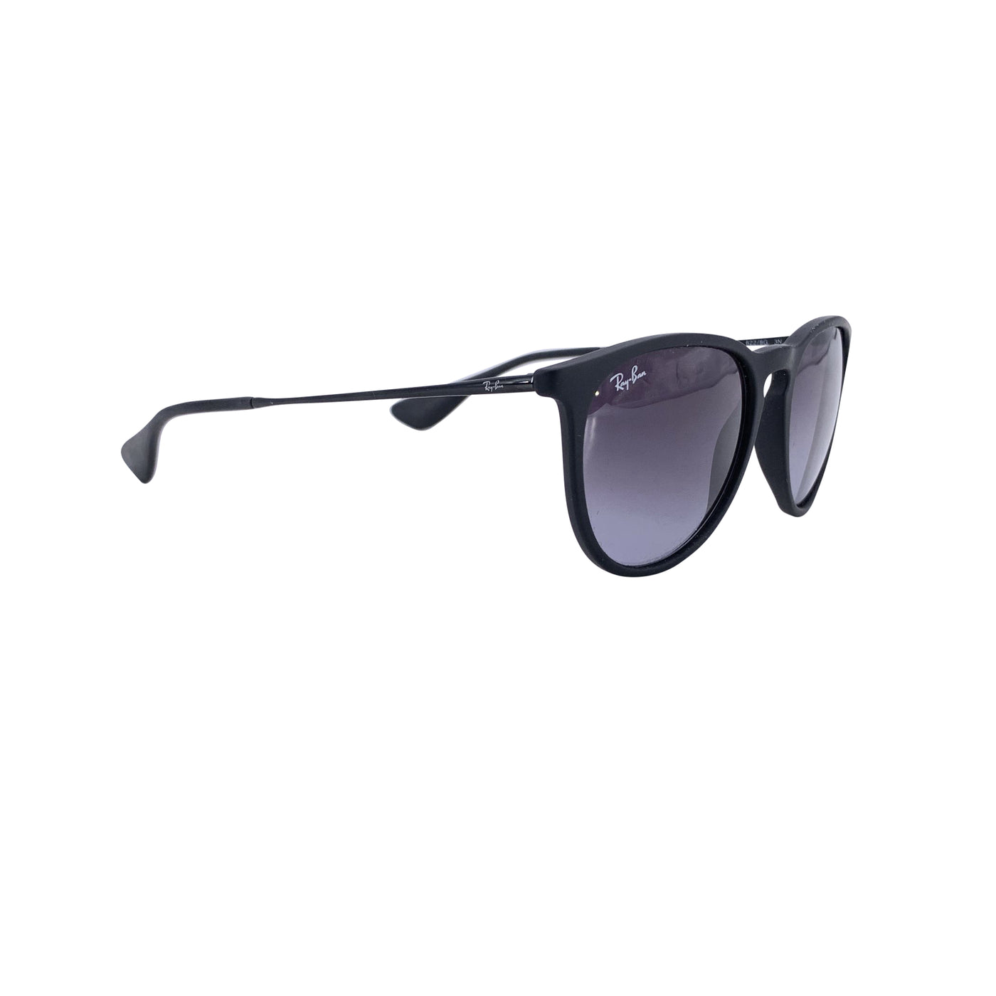 Ray-Ban Black Matte Rubber Unisex Sunglasses RB4171 Erika