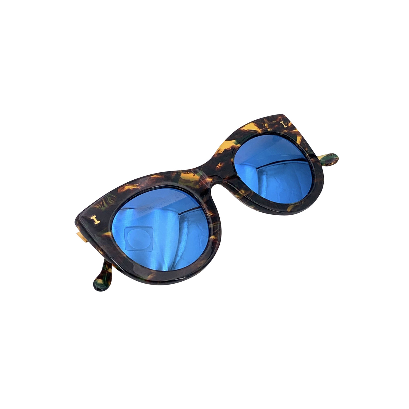 Illesteva Cat Eye Mirrored Sunglasses Boca II 47/27 150 mm Boxed